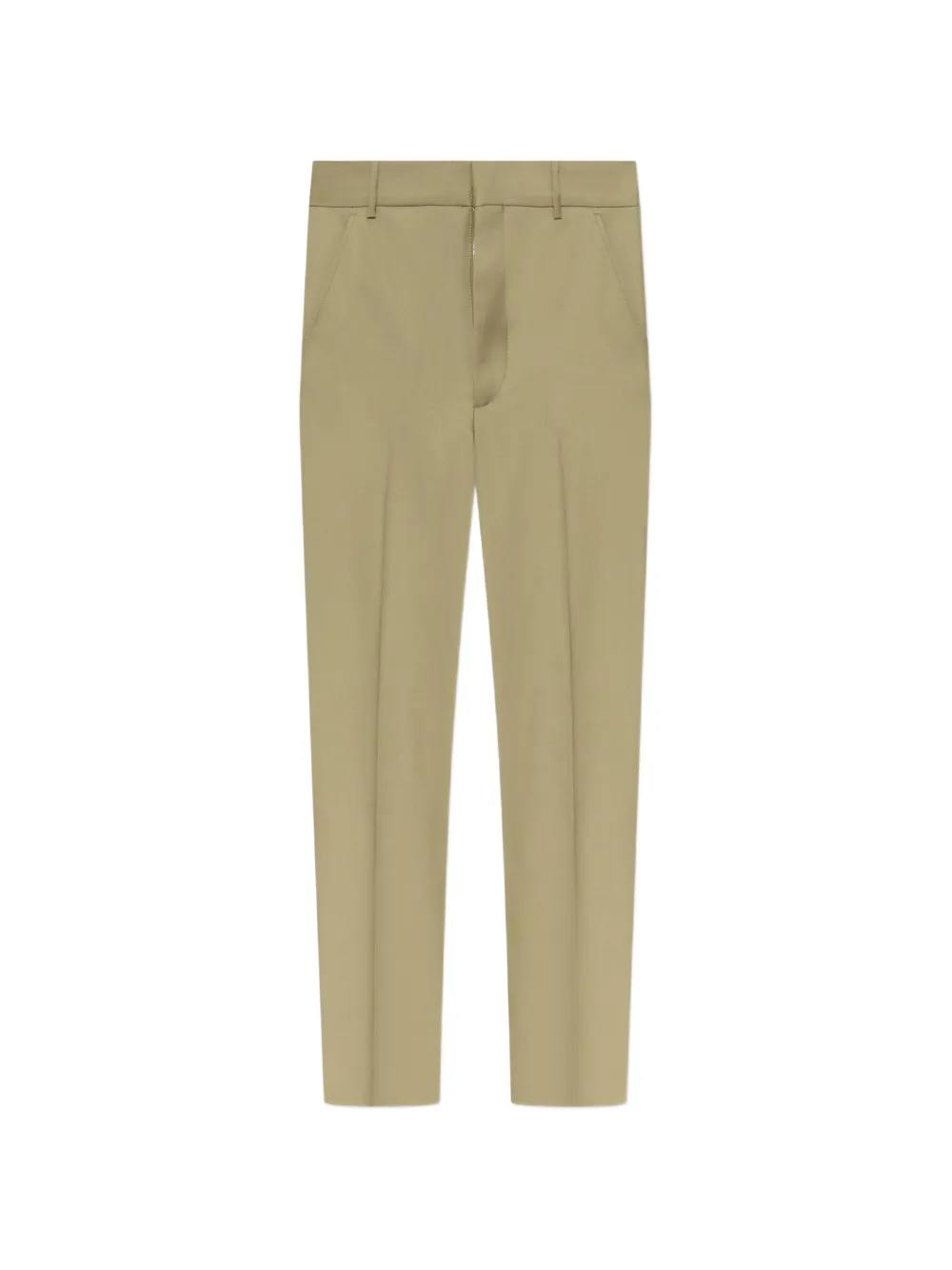 Kenzo pressed-crease tailored trousers - 50|Green