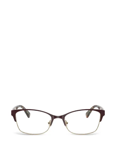 Coach tortoiseshell-effect cat-eye glasses