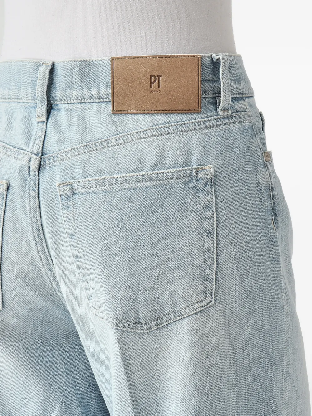 PT Torino Broek met wijde pijpen Blauw
