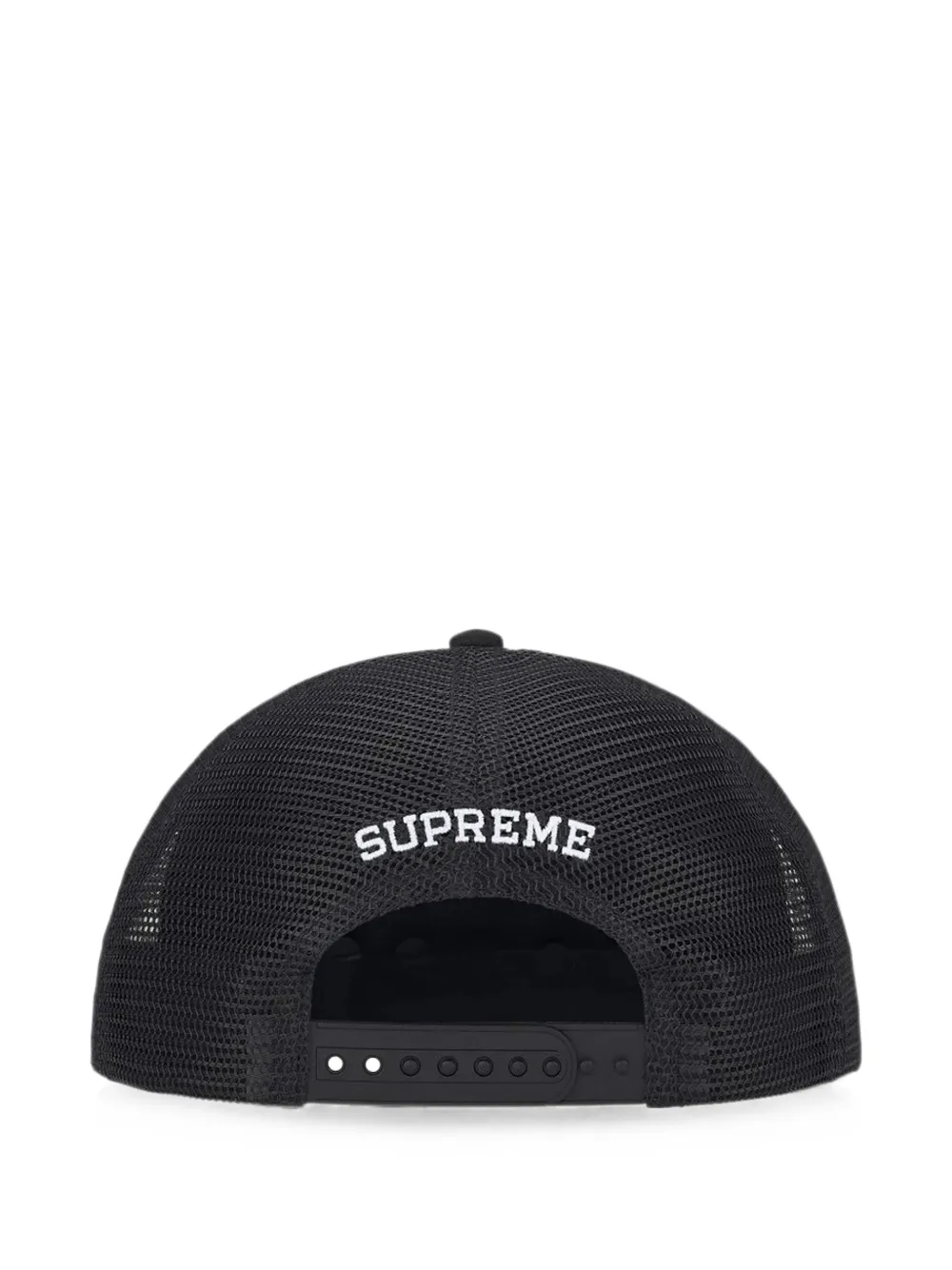 Supreme pin-embellished five-panel cap hat Zwart