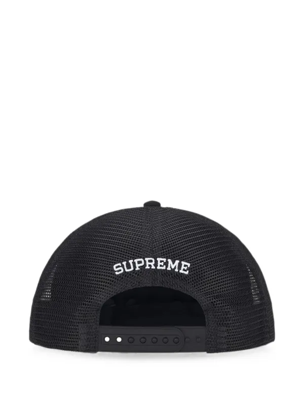 Supreme pin-embellished five-panel Cap Hat | Black | FARFETCH RO