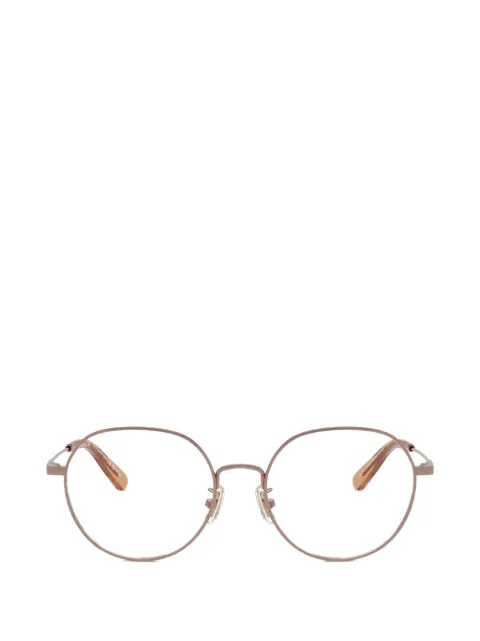 Coach round-frame titanium glasses