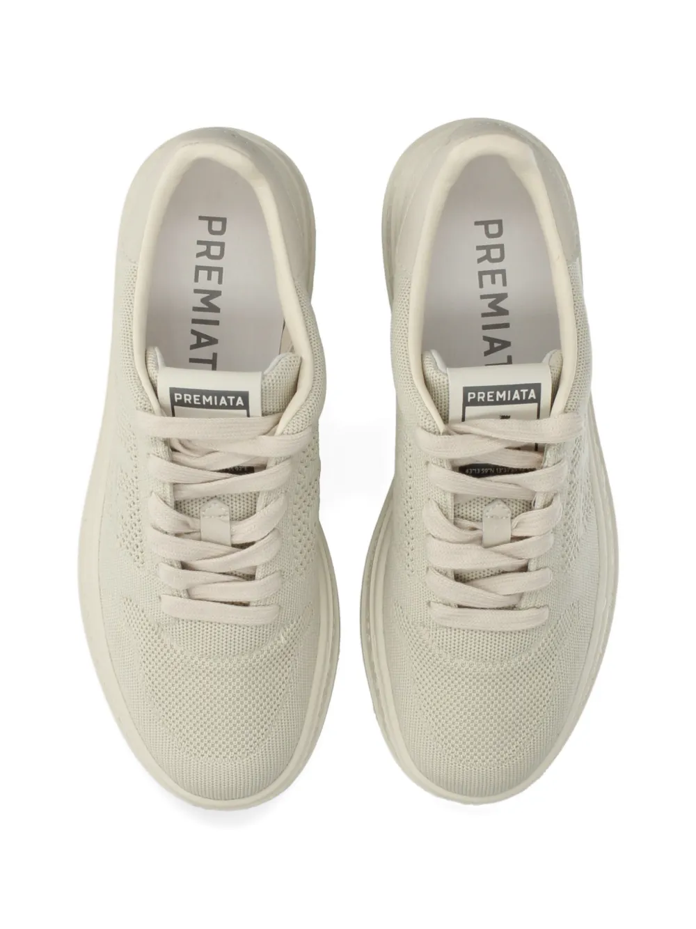 Premiata Quinnd mesh-knit sneakers Wit