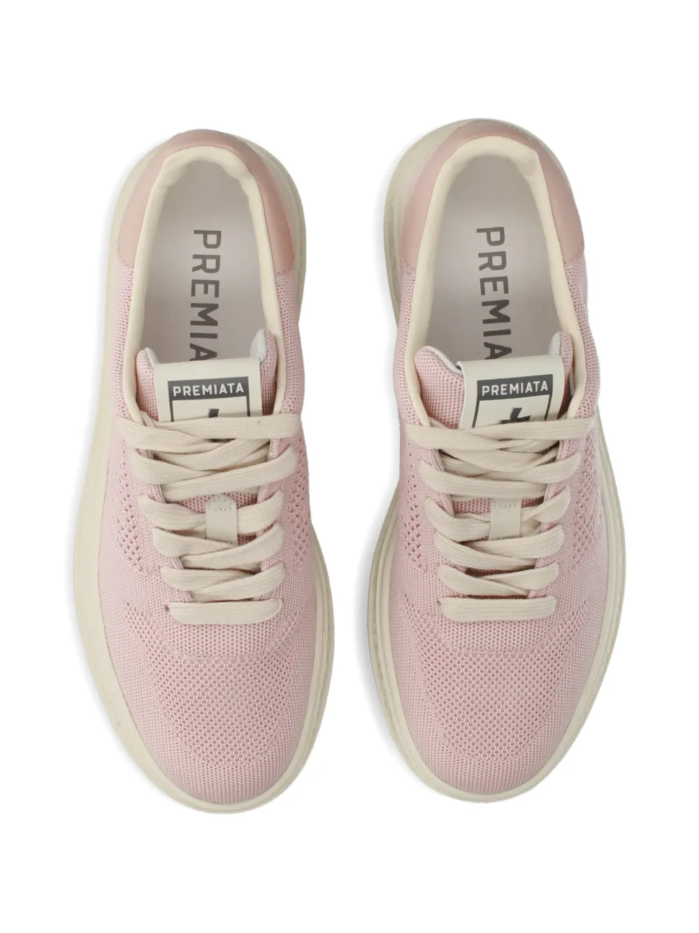 Premiata Quinnd logo-patch sneakers Roze