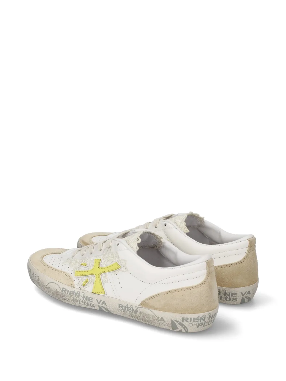 Premiata Davidd lace-detail sneakers Beige