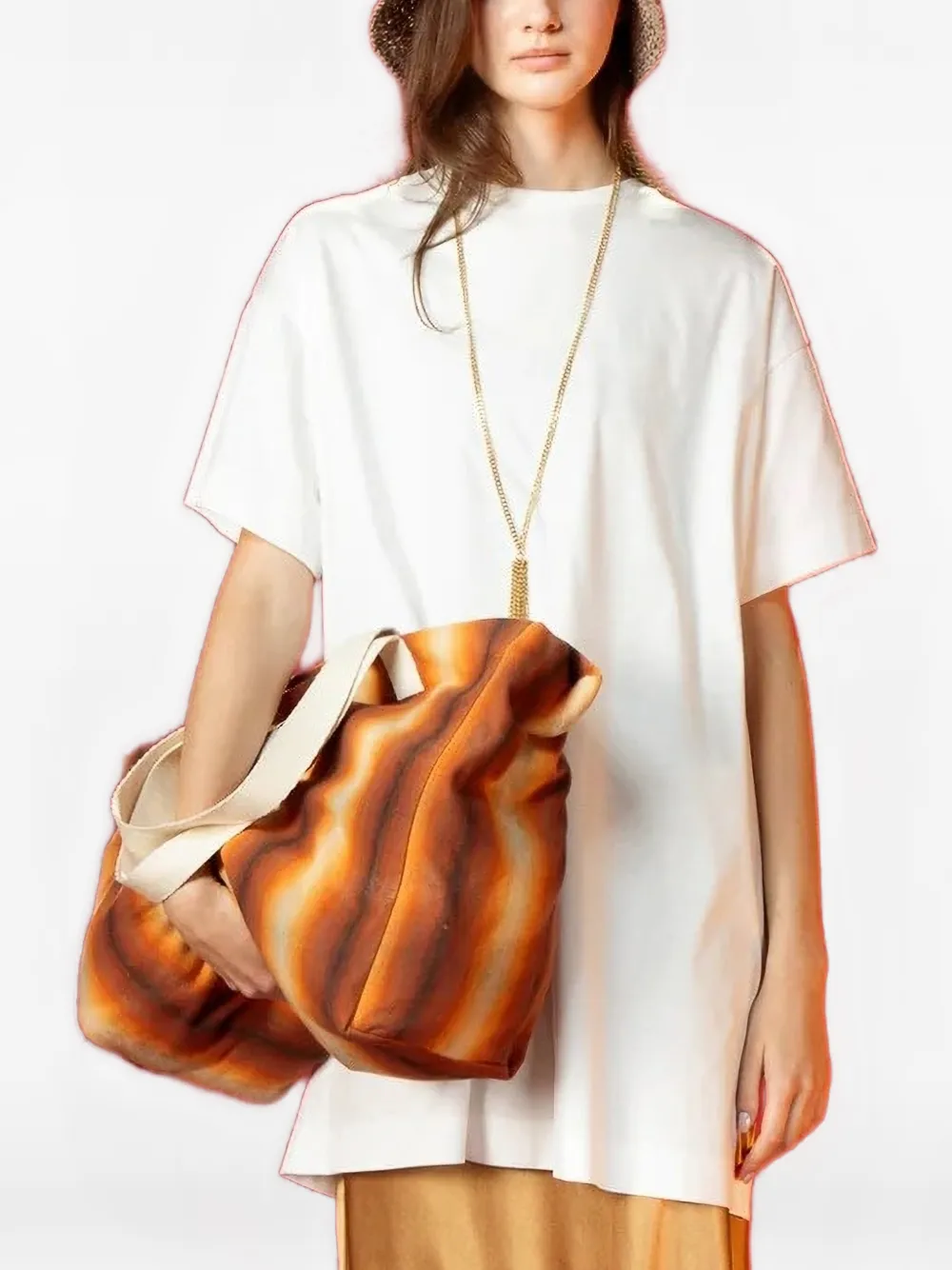 A LINE Ellis oversized T-shirt - Bianco