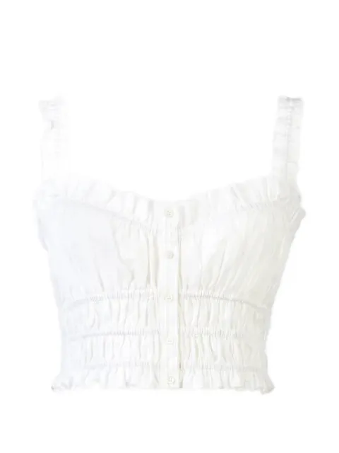 A LINE Rosa gathered tank top