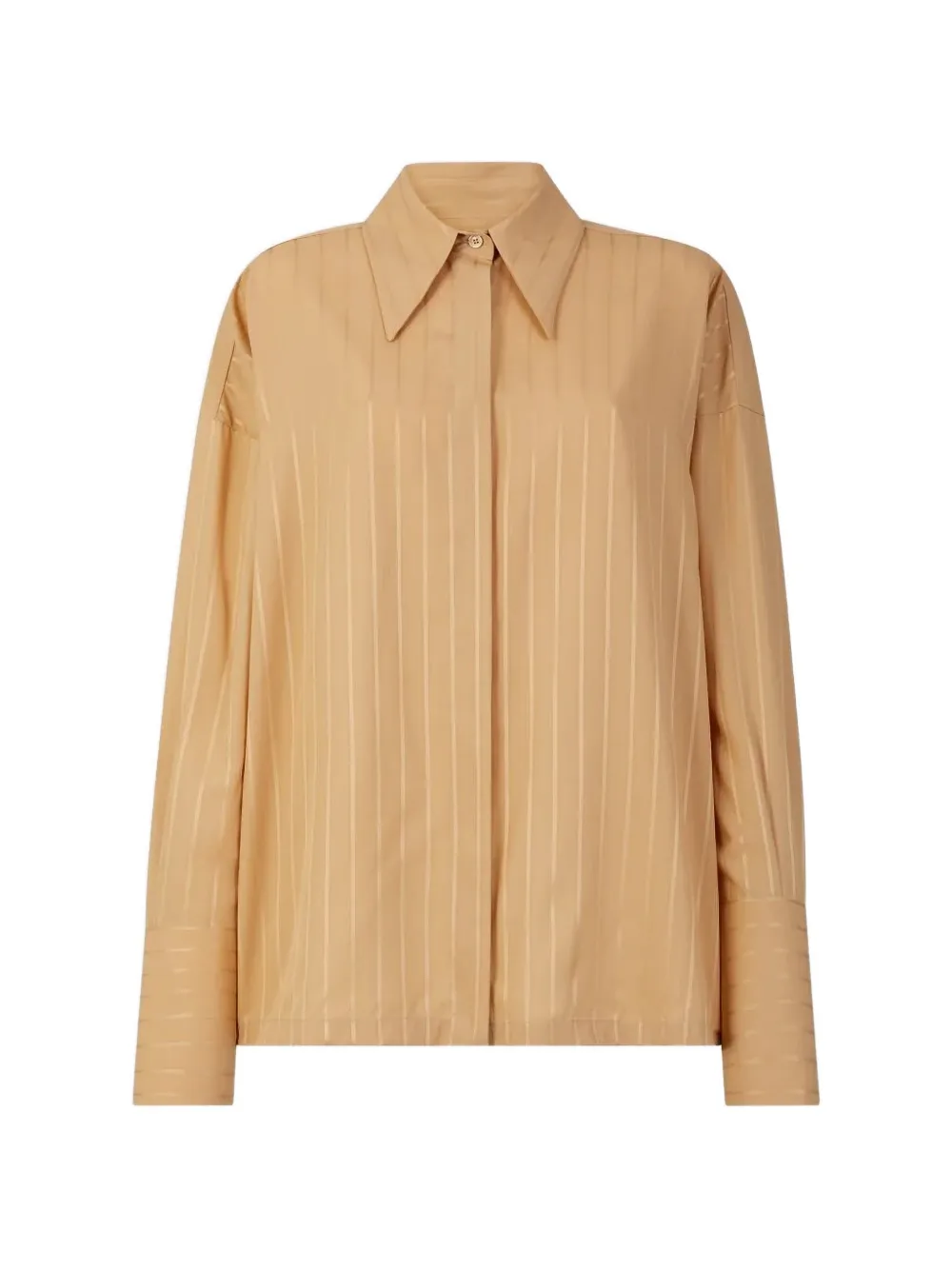 A LINE Celina pinstriped-pattern shirt - Toni neutri