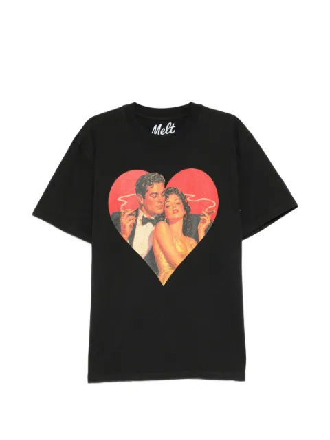 Melt graphic-print T-shirt