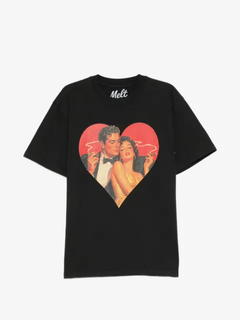 Melt graphic-print T-shirt