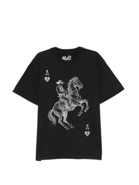 Melt graphic-print T-shirt