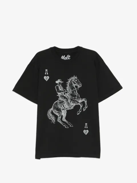Melt graphic-print T-shirt