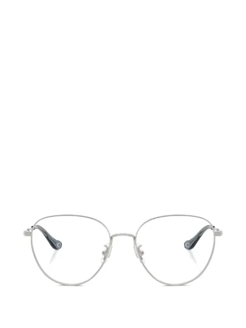 Coach logo-engraved round-frame glasses