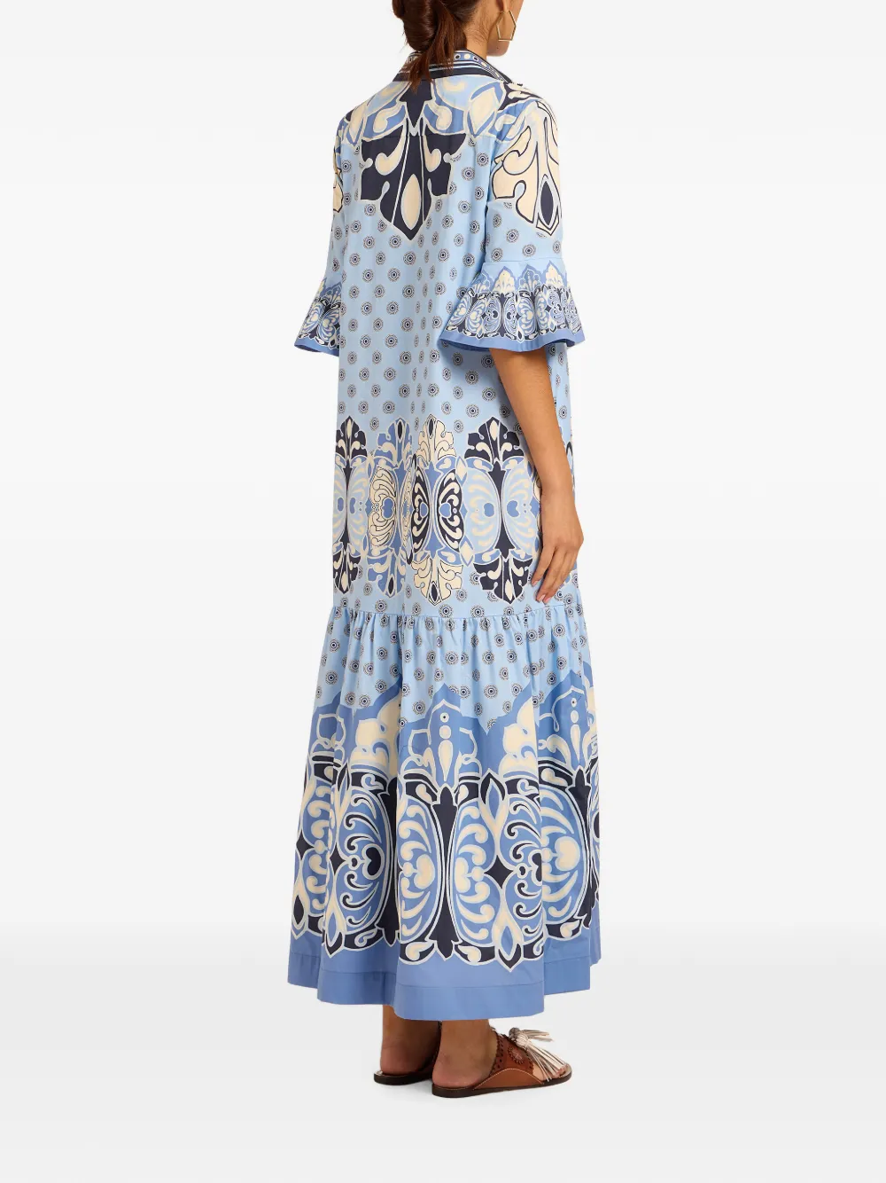 La DoubleJ Artemis Placée jurk Blauw