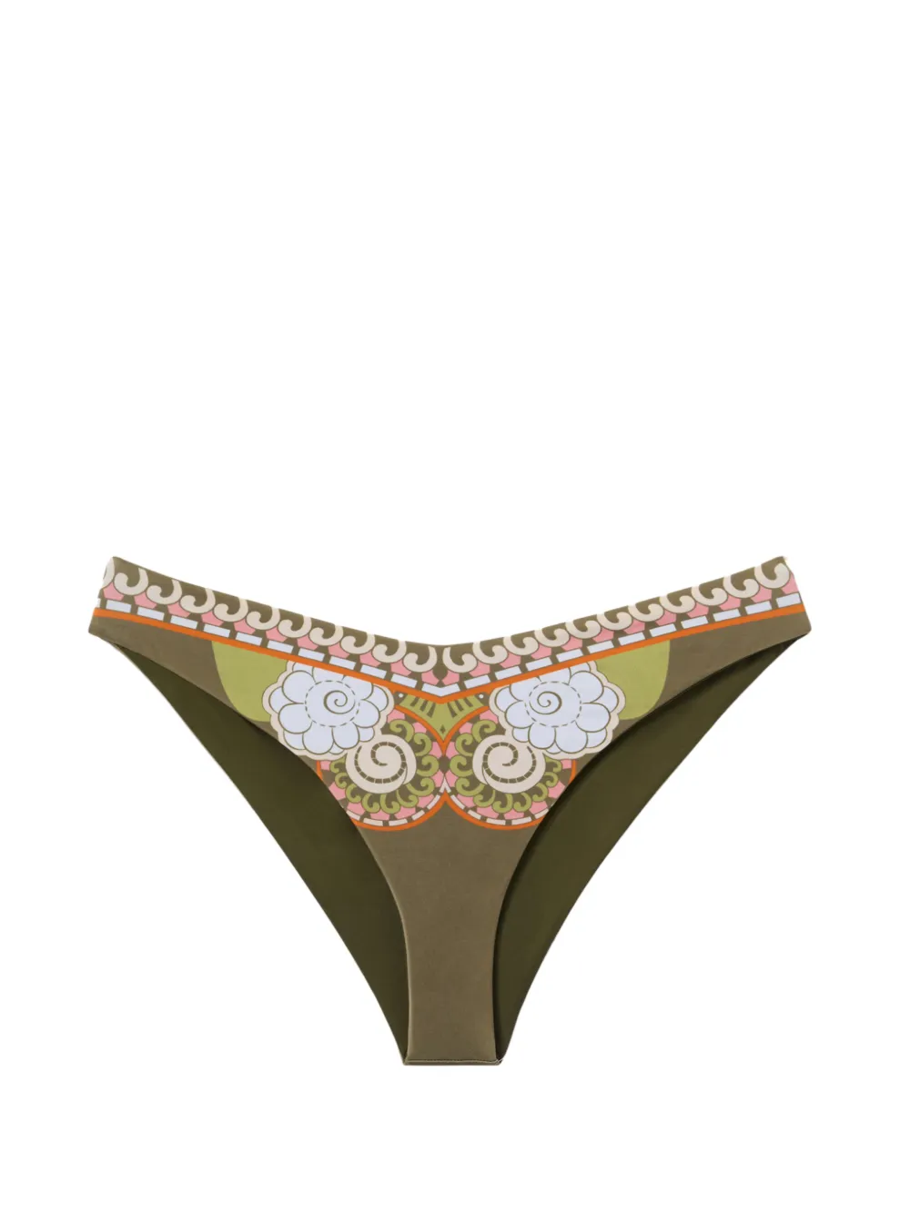 La DoubleJ Slip bikini Mirage Placée - Verde