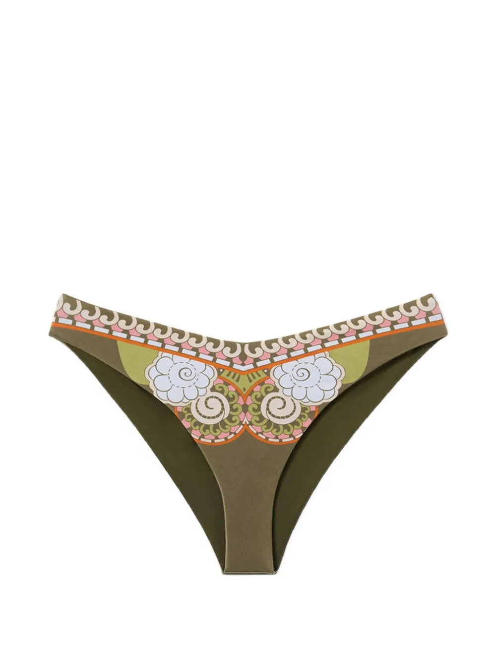 La DoubleJ Slip bikini Mirage Placée - Verde
