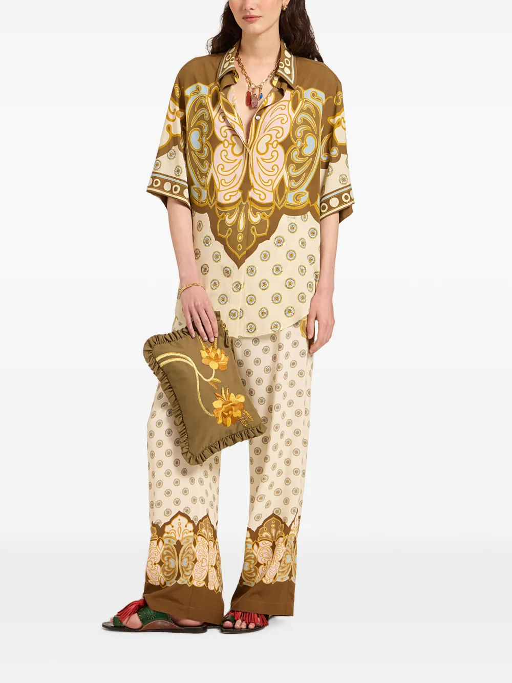 La DoubleJ Club broek Beige