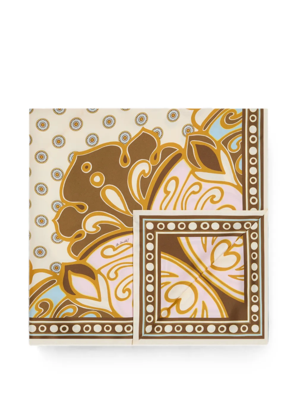 La DoubleJ Foulard 90 Beige