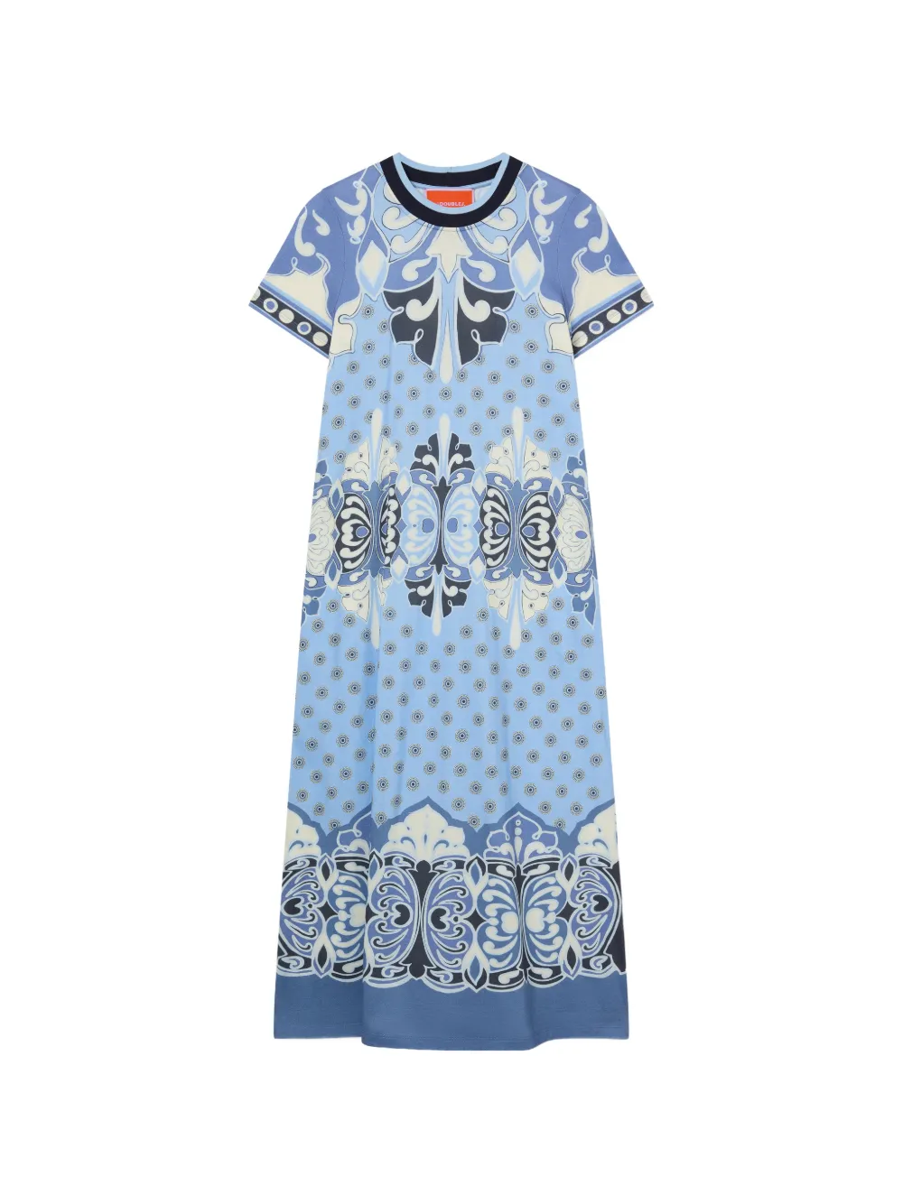 La DoubleJ Sporty Swing dress Placée - Blau