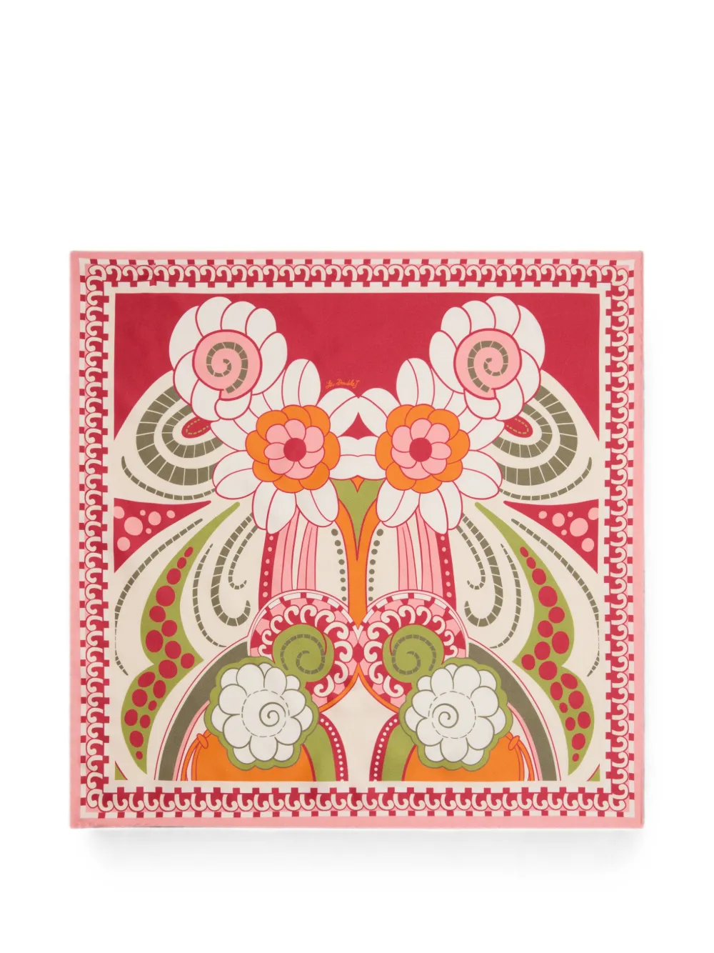 La DoubleJ Foulard mini 45cm x 45cm - Rosso