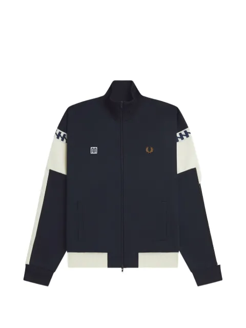 Fred Perry logo-embroidered colour-block sweater