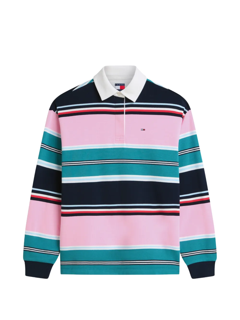Tommy Hilfiger striped polo shirt - Pink