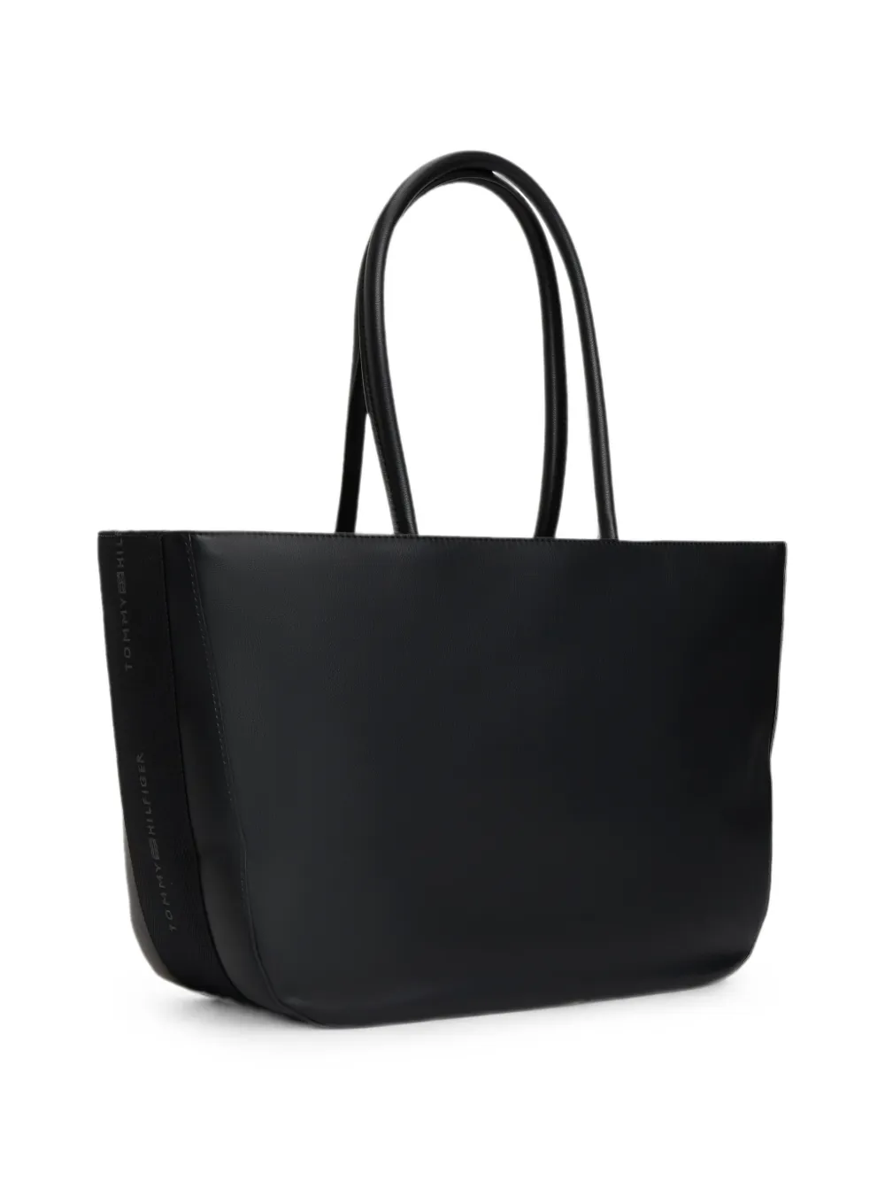  Tommy Hilfiger Logo-plaque Tote Bag - Nero 