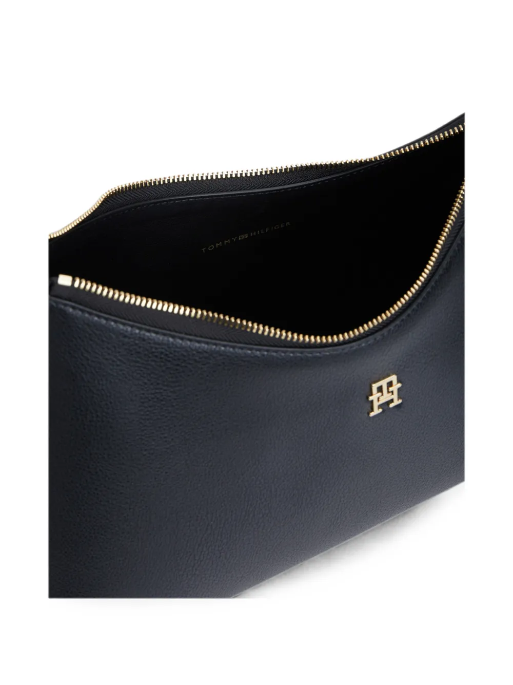  Tommy Hilfiger Logo-plaque Shoulder Bag - Nero 
