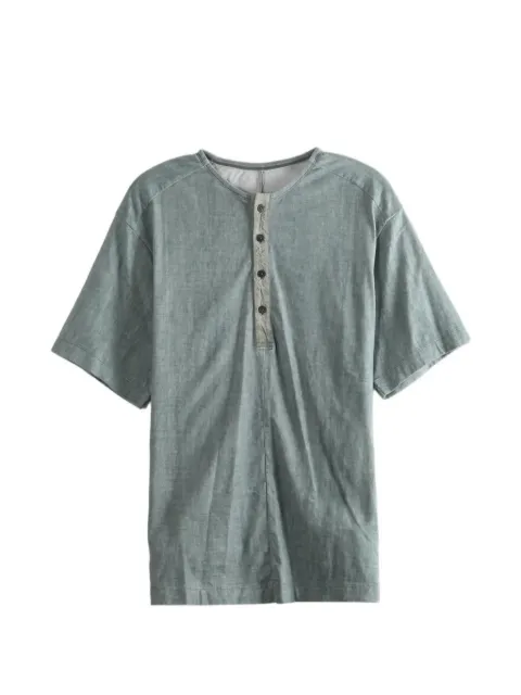 Ziggy Chen henly-neck T-shirt