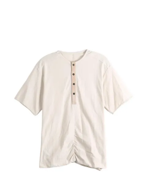Ziggy Chen henly-neck T-shirt