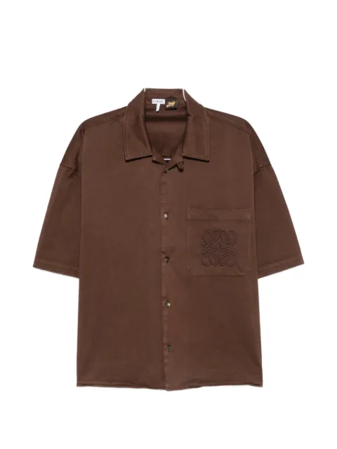 LOEWE x Paula's Ibiza anagram-embroidered short-sleeve shirt