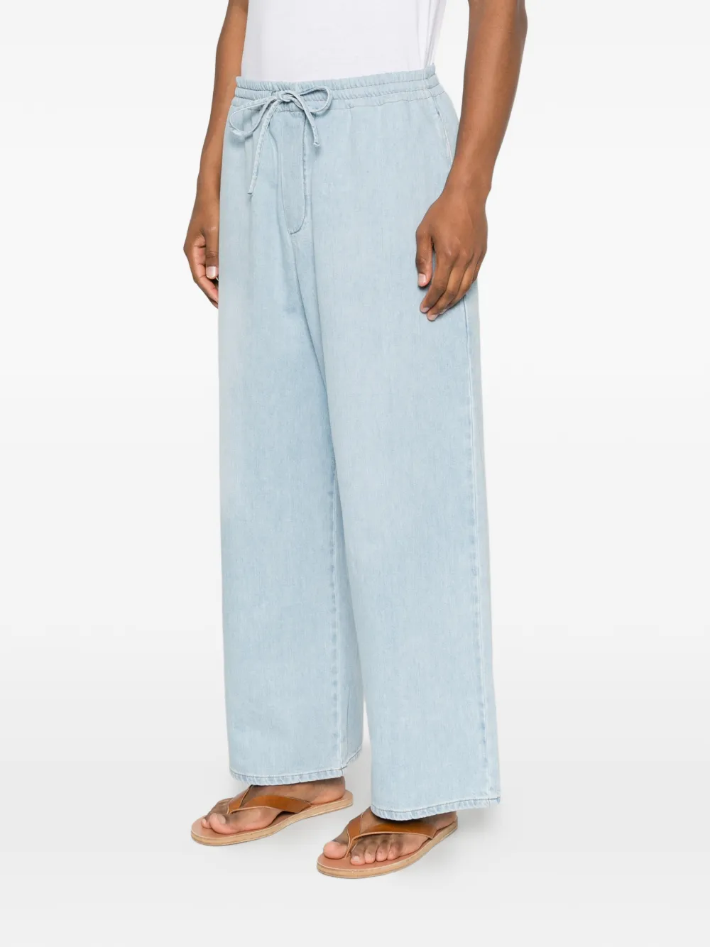 LOEWE x Paula's Ibiza jeans met geborduurd anagram Blauw