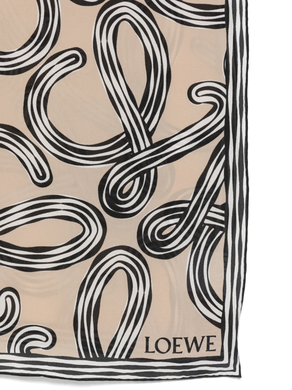  Loewe Fular Con Estampado Anagram - Neutro 