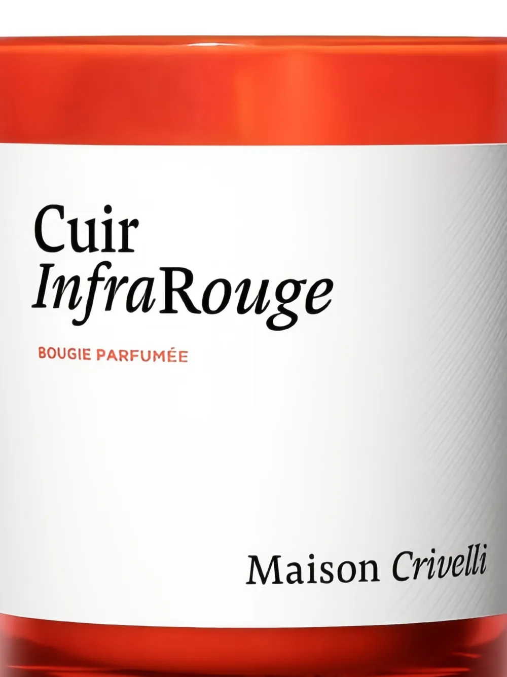  Maison Crivelli Vela Cuir Infra Rouge - Rojo 