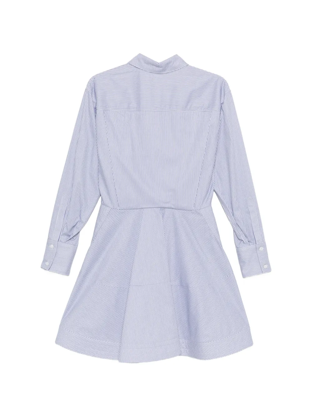 Stella McCartney Gestreepte blousejurk Blauw