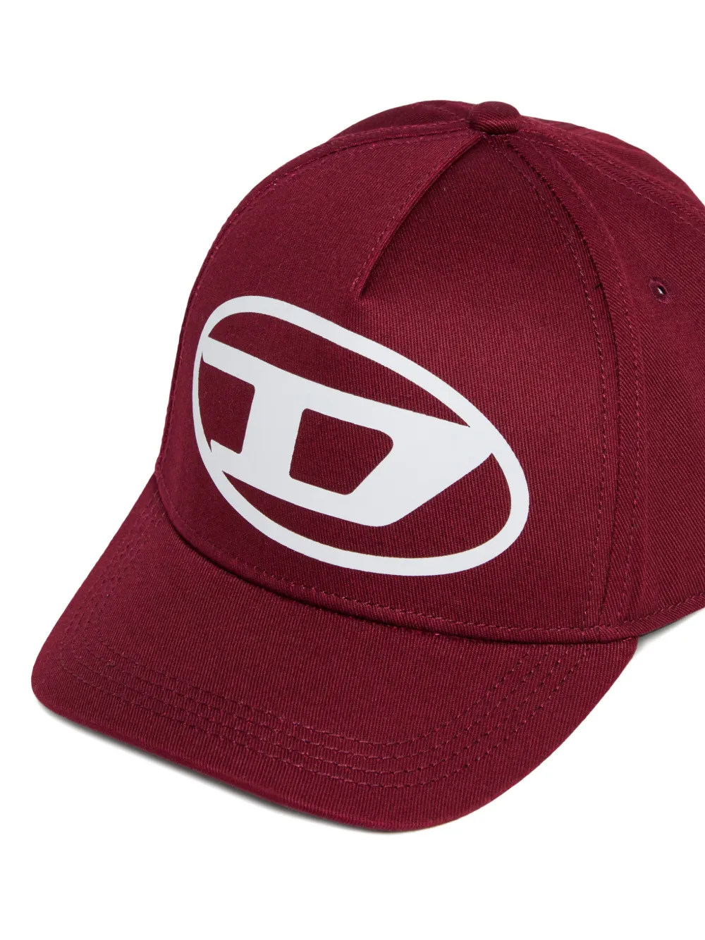 Diesel Kids Honkbalpet met logoprint Rood