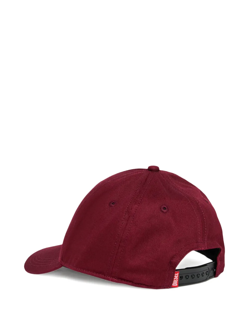 Diesel Kids Honkbalpet met logoprint Rood