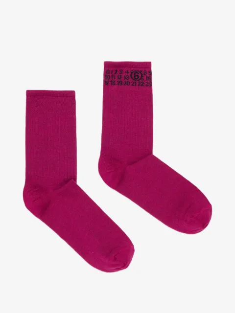 MM6 Maison Margiela Kids chaussettes à logo intarsia
