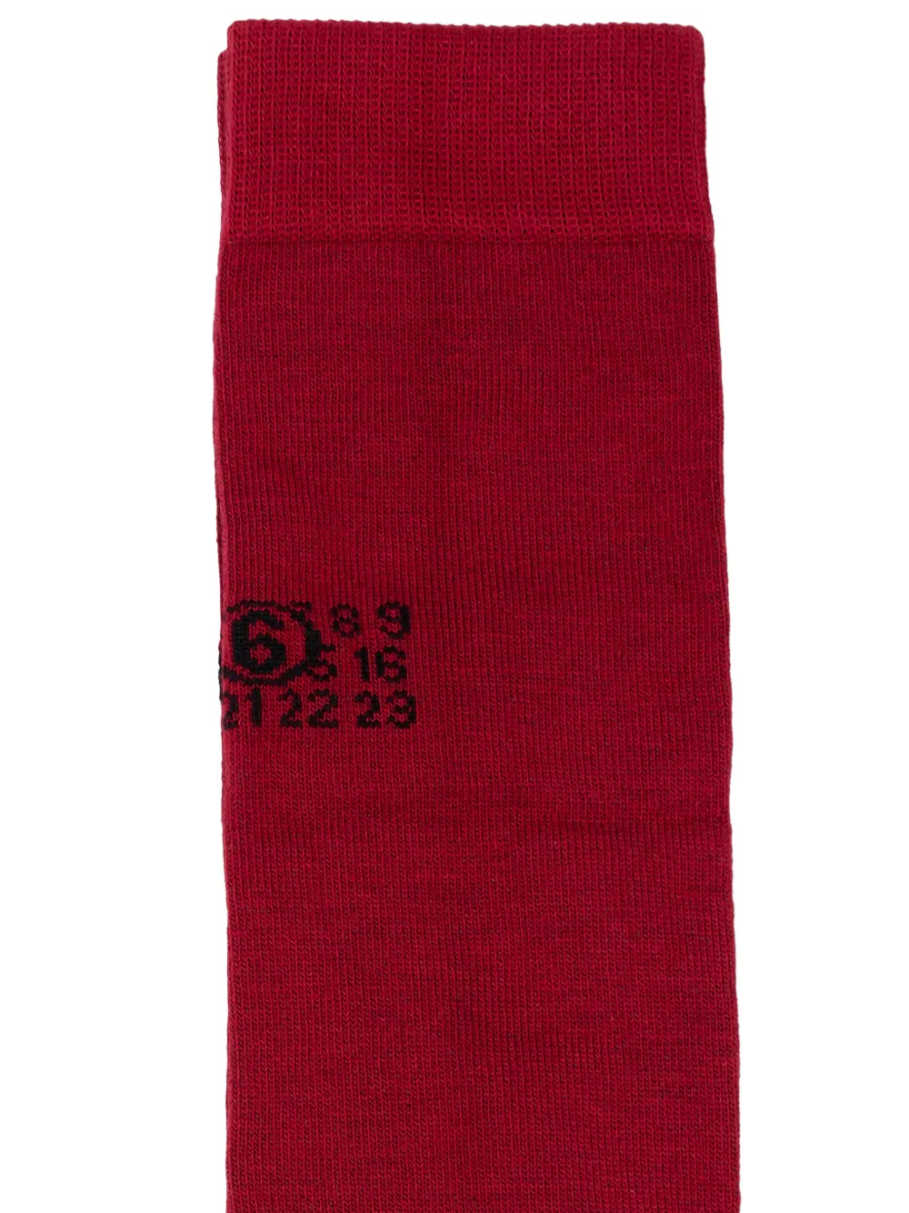 MM6 Maison Margiela Kids Sokken met logo Rood