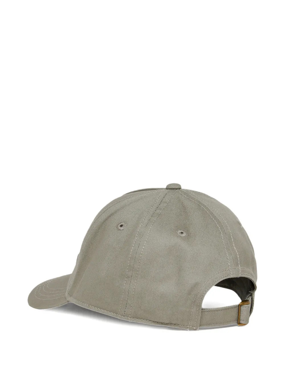 Marni Kids Gabardine honkbalpet met logo-print Groen