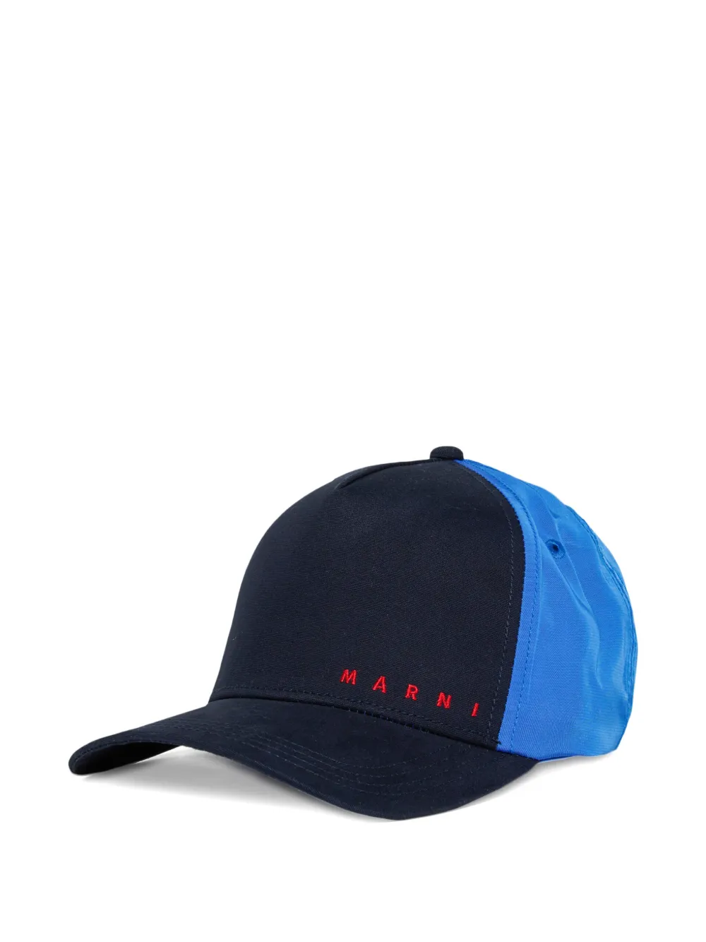 Marni Kids Cappello da baseball con logo - Blu