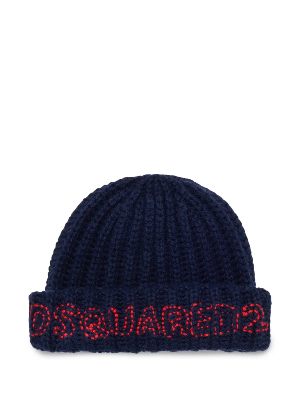 DSQUARED2 KIDS Berretto con logo ricamato - Blu