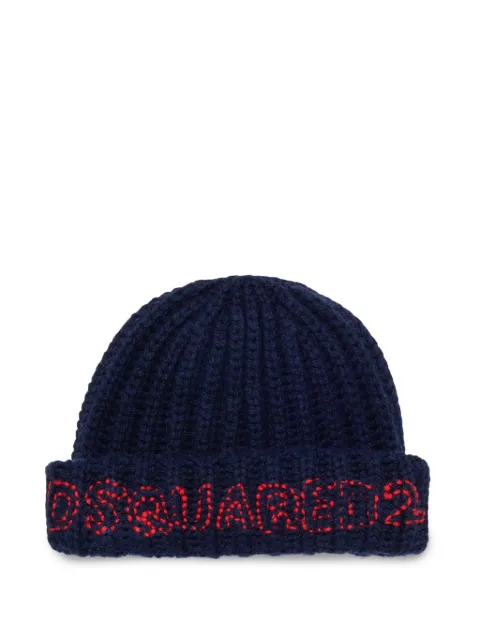 DSQUARED2 KIDS gorro con logo bordado