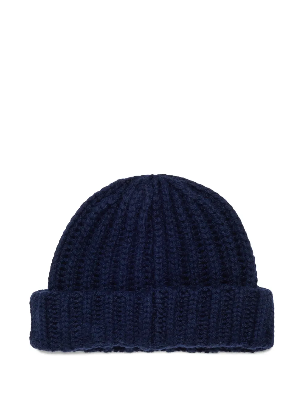 DSQUARED2 KIDS Geribbelde muts met geborduurd logo Blauw
