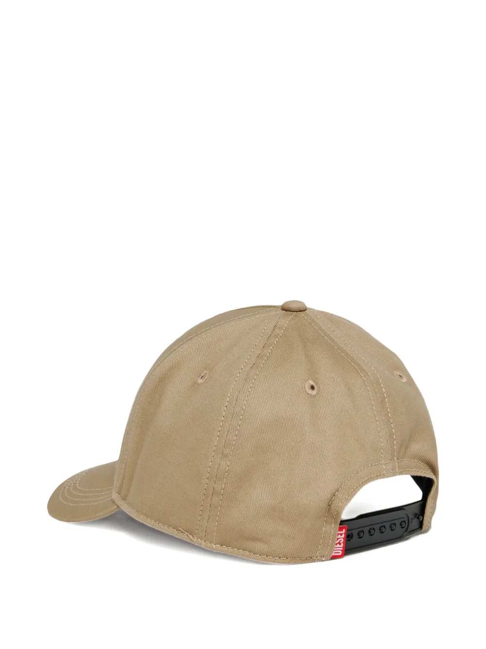 Diesel Kids Frendil honkbalpet met logo-print Beige