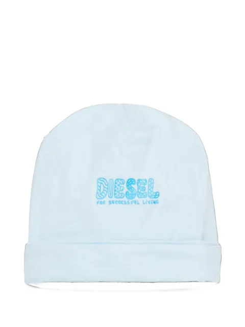 Diesel Kids logo-print beanie hat