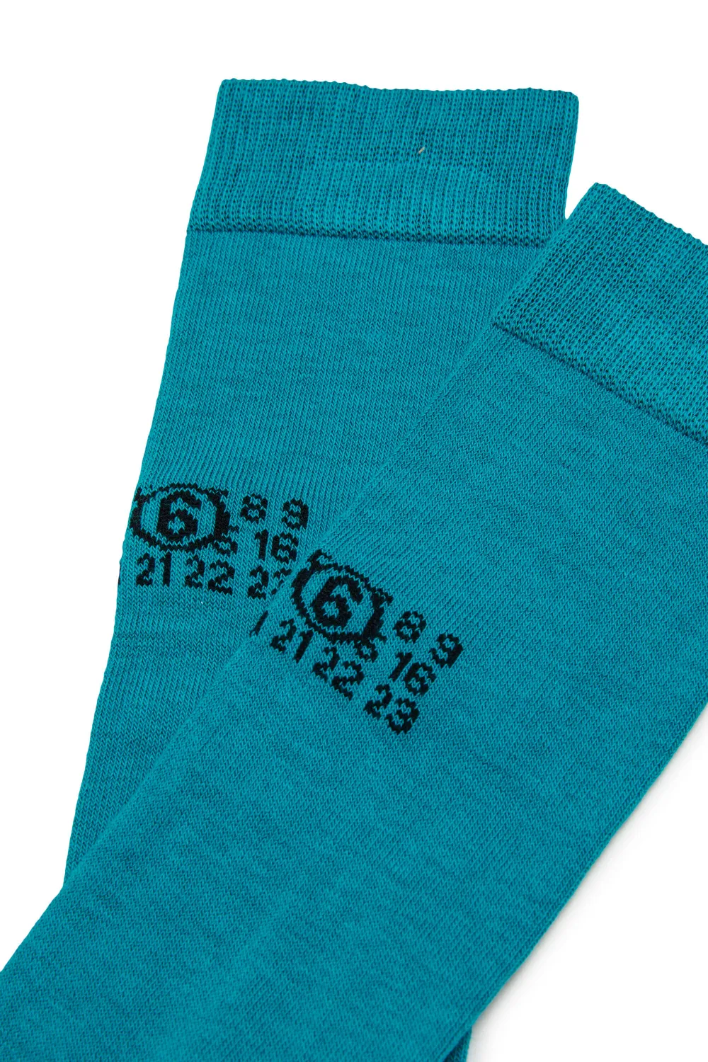 MM6 Maison Margiela Kids Sokken met logoprint Blauw