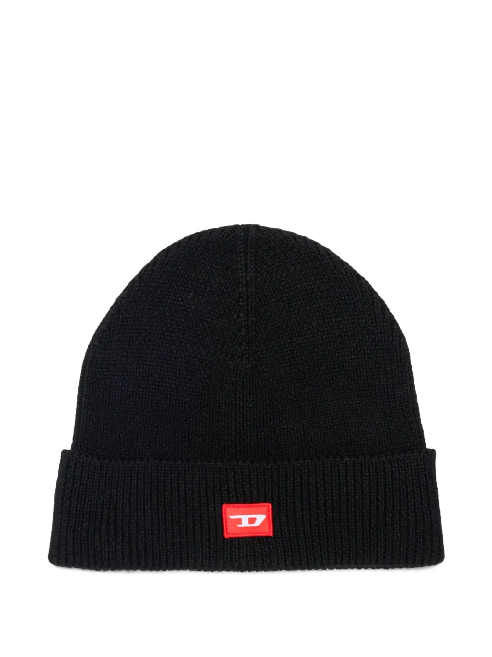 Diesel Kids Muts met logopatch Zwart