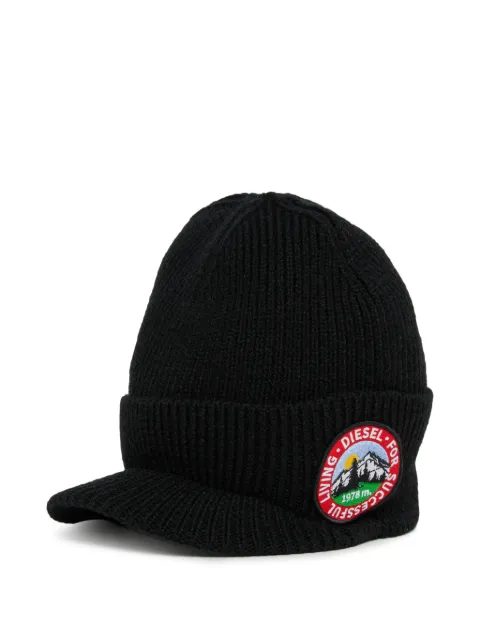 Diesel Kids logo-patch peaked hat