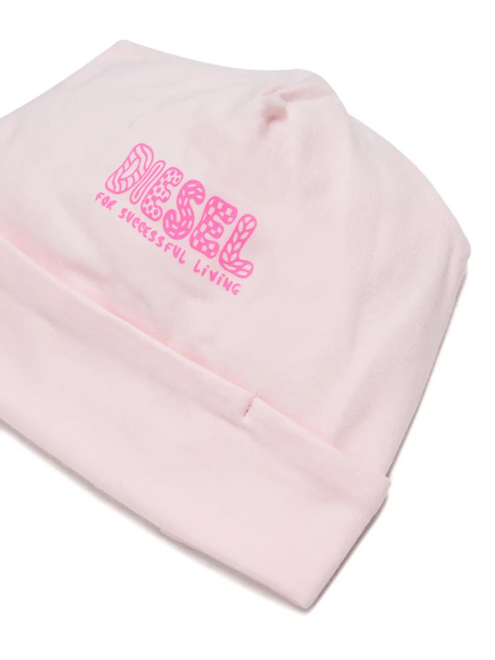 Diesel Kids Muts met logoprint Roze